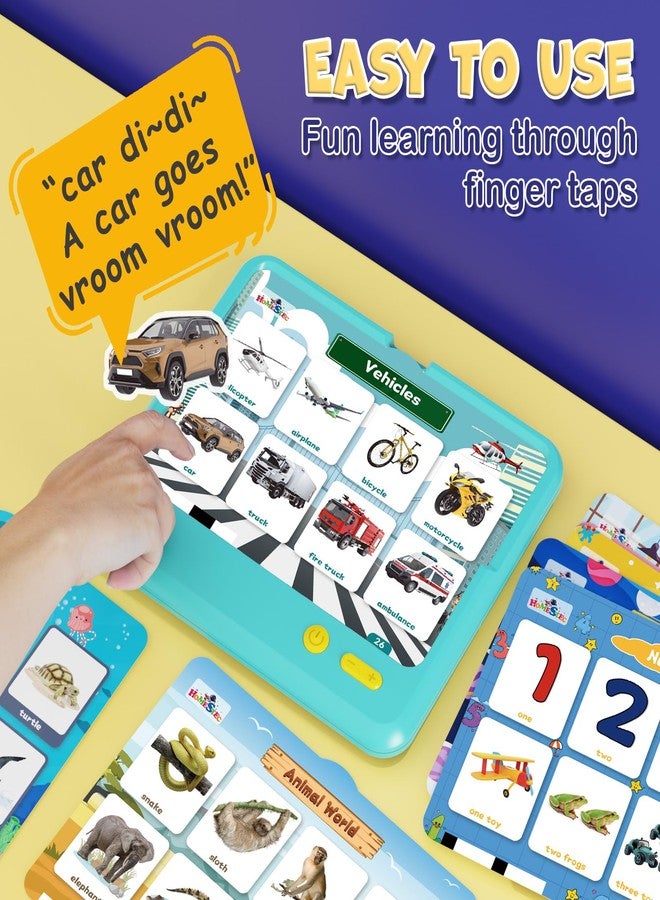 HOMESTEC Astro Pad, Toddler Interactive Learning Toys Ages 3 4 5 6, Kids Speech Therapy Educational Tablet Includes Sight Words, Nursery Rhymes, Stories, Perfect Christmas,Birthday Gift for Boys Girls - Image 4